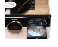 Denver Miniwieża Denver MRD-180 z gramofonem i radio DAB+/FM drewni - 1535052 - zdjęcie 8